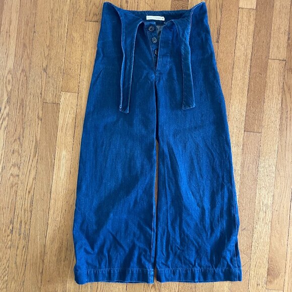 Micaela Greg Pants - Micaela Greg Knotted Sailor Pant, Denim, XS